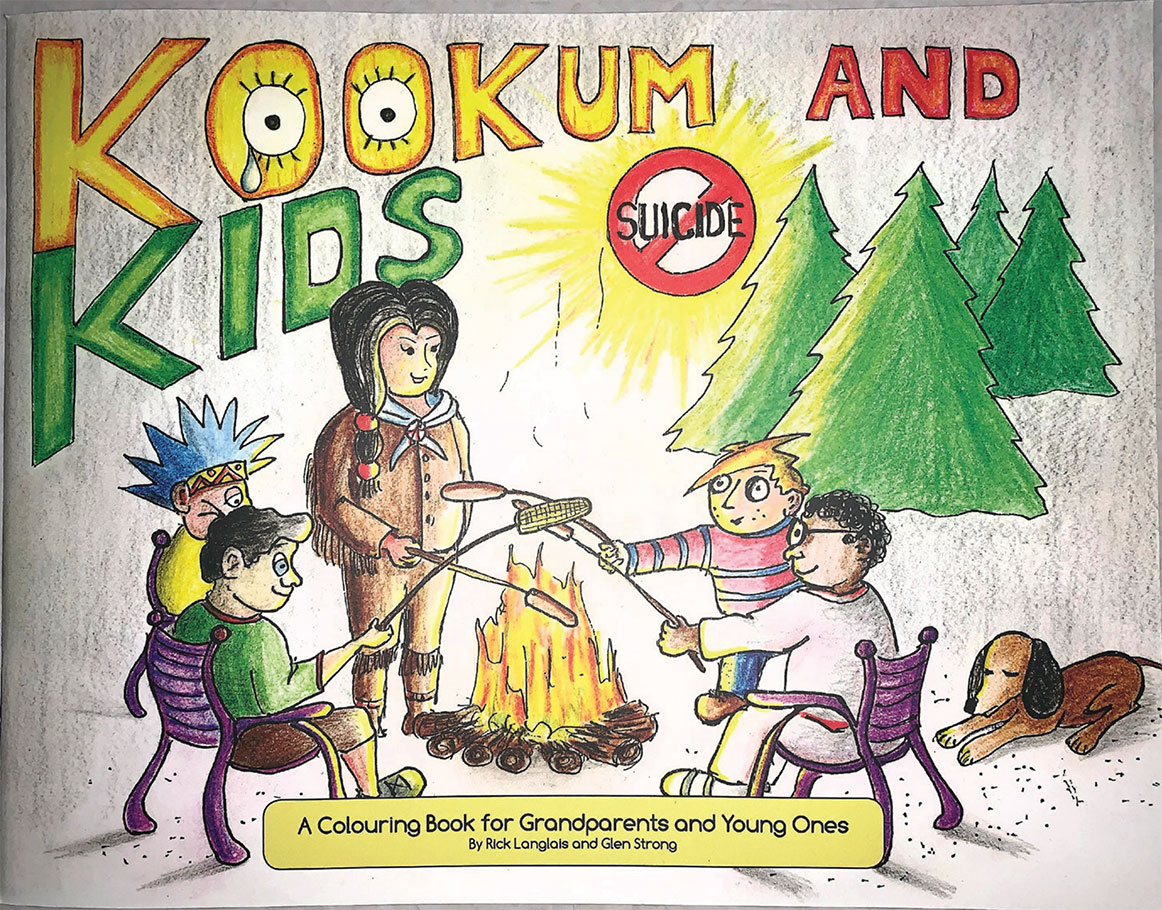 The Kookum and Kids colouring book