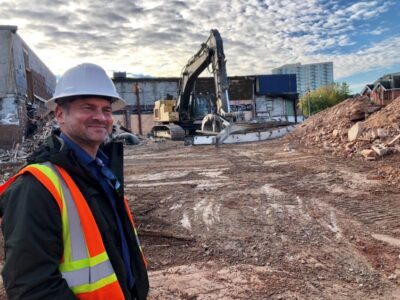 20211027theatreblodemo Theather Block Demo Barrie