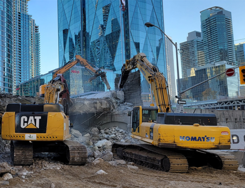 Bridge Demolition Downtown Toronto